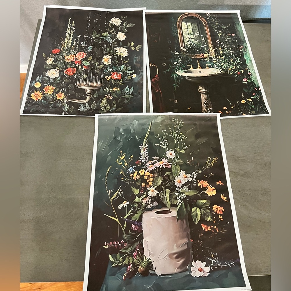 New Canvas Art Prints Set